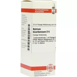 NATRIUM BICARBONICUM D 6 Dilution, 20 ml