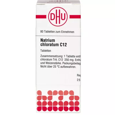 NATRIUM CHLORATUM C 12 tablets, 80 pc