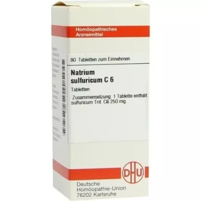 NATRIUM SULFURICUM C 6 tablets, 80 pc