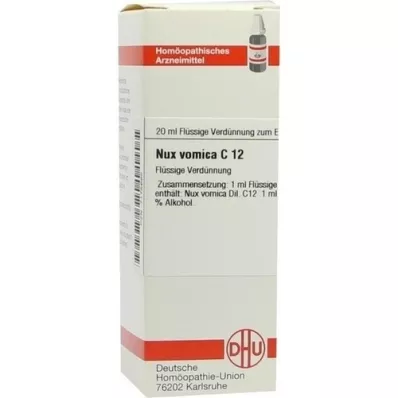 NUX VOMICA C 12 Dilution, 20 ml