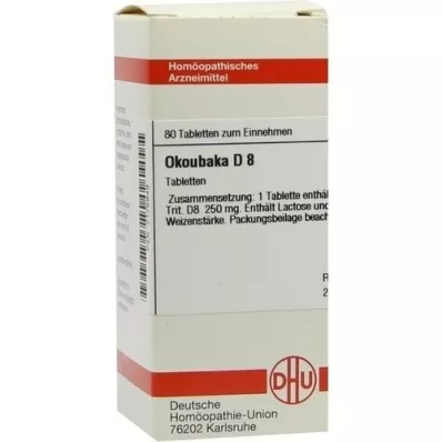 OKOUBAKA D 8 tablets, 80 pc