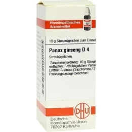 PANAX GINSENG D 4 globules, 10 g