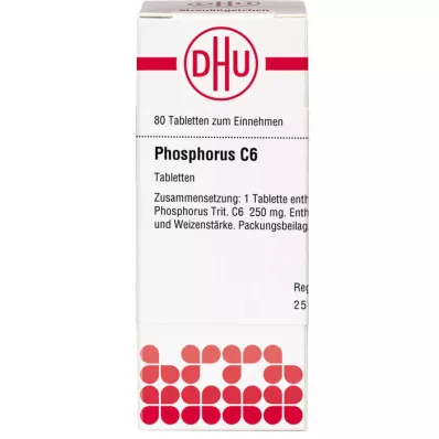 PHOSPHORUS C 6 tablets, 80 pc
