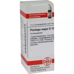 PLANTAGO MAJOR D 12 globules, 10 g