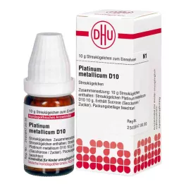 DHU Platinum metallicum D 10 globules, 10 g