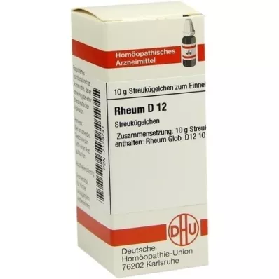 RHEUM D 12 globules, 10 g