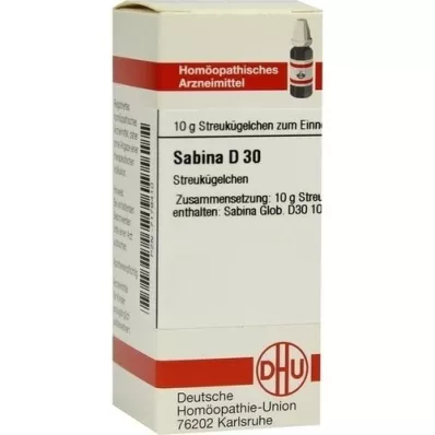 SABINA D 30 globules, 10 g