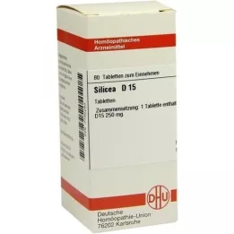 SILICEA D 15 tablets, 80 pc