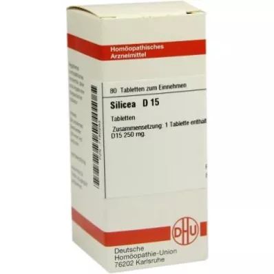 SILICEA D 15 tablets, 80 pc