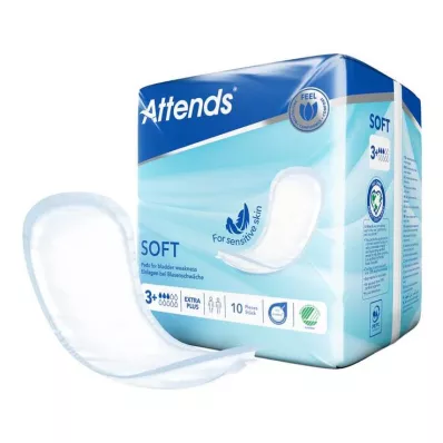 Attends Soft 3 + extra plus insoles anatomical, 10 pieces Attends Soft 3 + extra plus insoles anatomical, 10 pieces