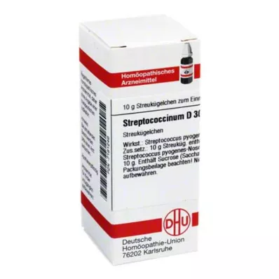 STREPTOCOCCINUM D 30 globules, 10 g STREPTOCOCCINUM D 30 globules, 10 g