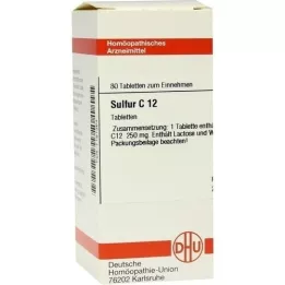 SULFUR C 12 tablets, 80 pc