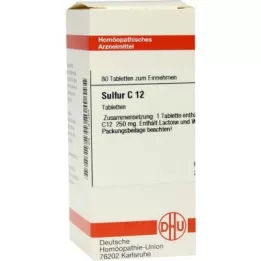 Sulfur C12 tablets (80 pieces)