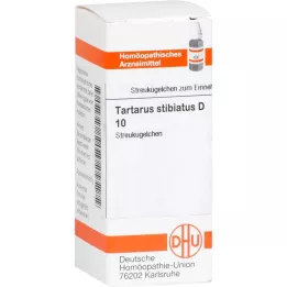 DHU Tartarus stibiatus D 10 globules, 10 g