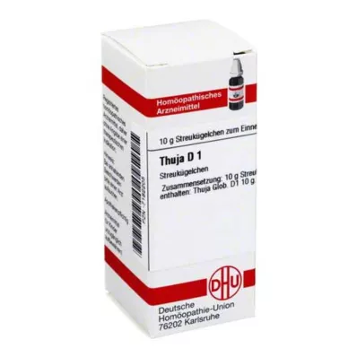 THUJA D 1 globules, 10 g