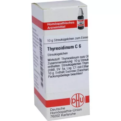 THYREOIDINUM C 6 globules, 10 g THYREOIDINUM C 6 globules, 10 g