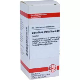 DHU Vanadium metallicum D 6 tablets, 80 pcs