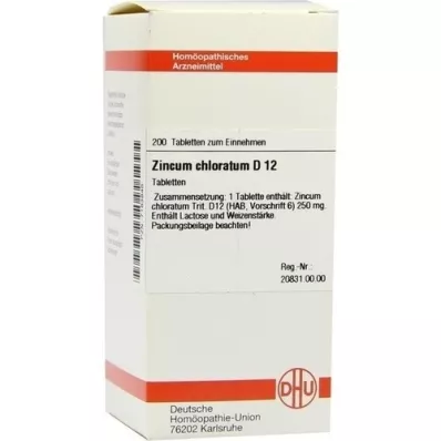 ZINCUM CHLORATUM D 12 tablets, 200 pc