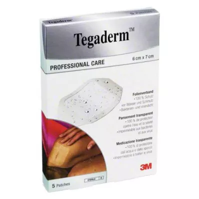 TEGADERM 3M Film 6x7 cm 1624NP, 5 pcs TEGADERM 3M Film 6x7 cm 1624NP, 5 pcs