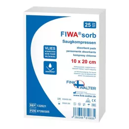 VERBANDKOMPRESSEN 10x20 cm, 25 pcs