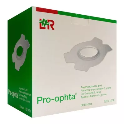 Pro Ophta eye bandage S large 34230, 50 pcs Pro Ophta eye bandage S large 34230, 50 pcs