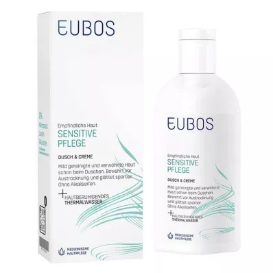 EUBOS SENSITIVE Shower &amp; Cream, 200 ml