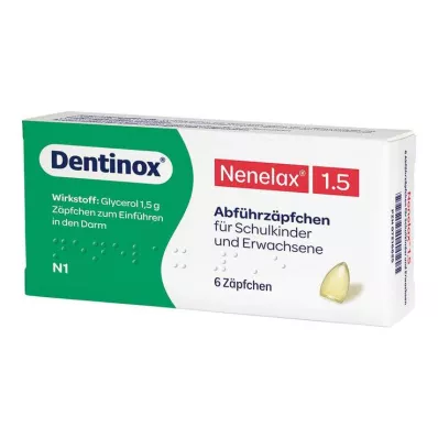 NENE LAX 1,5 Suppos.f.Schulkdr.u.Erw., 6 pcs NENE LAX 1,5 Suppos.f.Schulkdr.u.Erw., 6 pcs