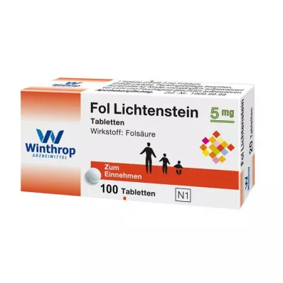 FOL Lichtenstein 5 mg tablets, 100 pcs FOL Lichtenstein 5 mg tablets, 100 pcs