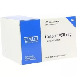 CALCET 950 mg film-coated tablets, 100 pcs
