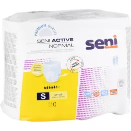 SENI Active Normal Incontinence Briefs Disposable S, 10 pcs