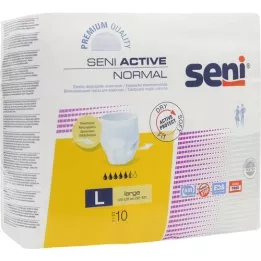 SENI Active Normal Incontinence Brief Disposable L, 10 pcs