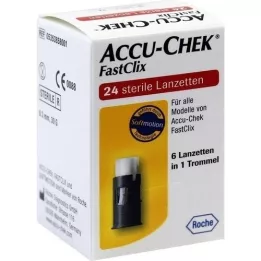 ACCU-CHEK FastClix lancets, 24 pcs