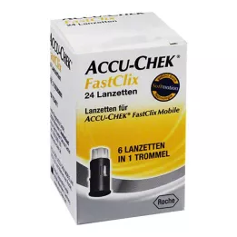 ACCU-CHEK FastClix lancets, 24 pcs