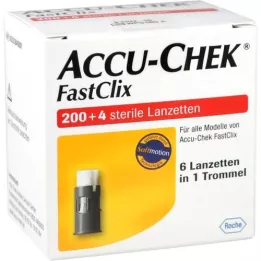 ACCU-CHEK FastClix lancets, 204 pcs