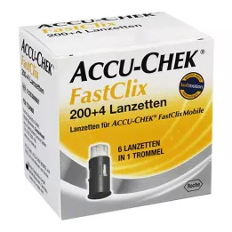 ACCU-CHEK FastClix lancets, 204 pcs