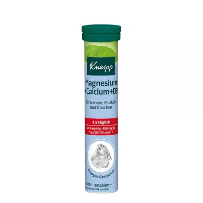Kneipp Magnesium + Calcium effervescent tablets, 20 pcs Kneipp Magnesium + Calcium effervescent tablets, 20 pcs