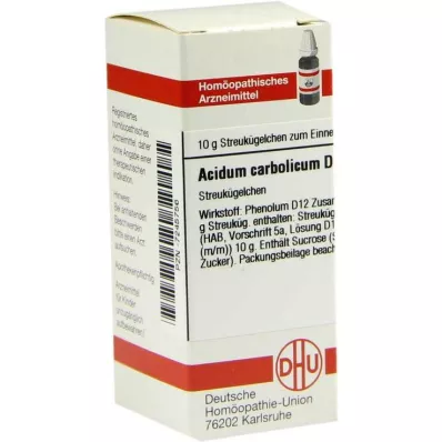 DHU Acidum carbolicum D 12 globules, 10 g
