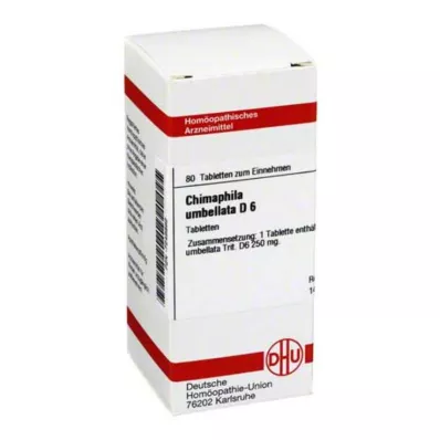 CHIMAPHILA UMBELLATA D 6 tablets, 80 pc