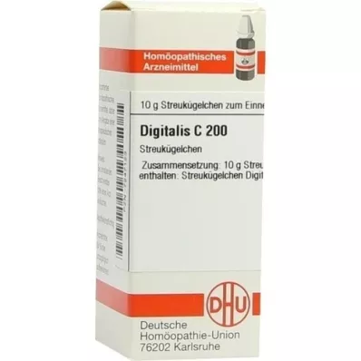DIGITALIS C 200 globules, 10 g