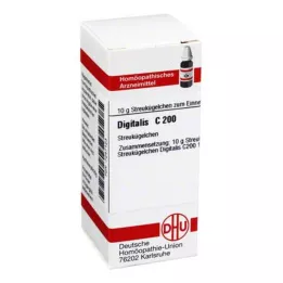DHU Digitalis C 200 globules, 10 g
