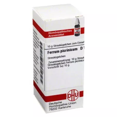 FERRUM PICRINICUM D 12 globules, 10 g FERRUM PICRINICUM D 12 globules, 10 g