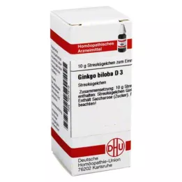 DHU Ginkgo biloba D 3 globules, 10 g