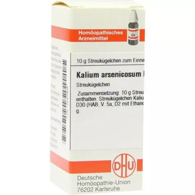 DHU Potassium arsenicosum D 30 globules, 10 g