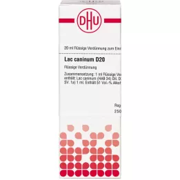 LAC CANINUM D 20 Dilution, 20 ml