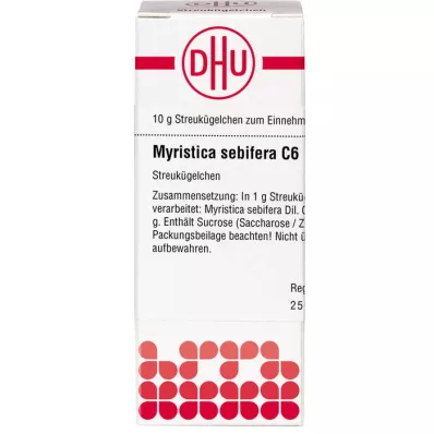 MYRISTICA SEBIFERA C 6 globules, 10 g