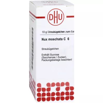 NUX MOSCHATA C 6 globules, 10 g NUX MOSCHATA C 6 globules, 10 g