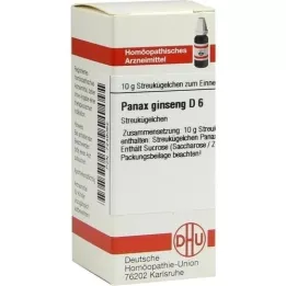 PANAX GINSENG D 6 globules, 10 g