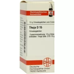 THUJA D 15 globules, 10 g