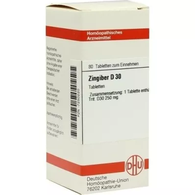 ZINGIBER D 30 tablets, 80 pc