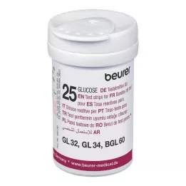 BEURER GL32/GL34/BGL60 blood glucose test strips, 50 pcs